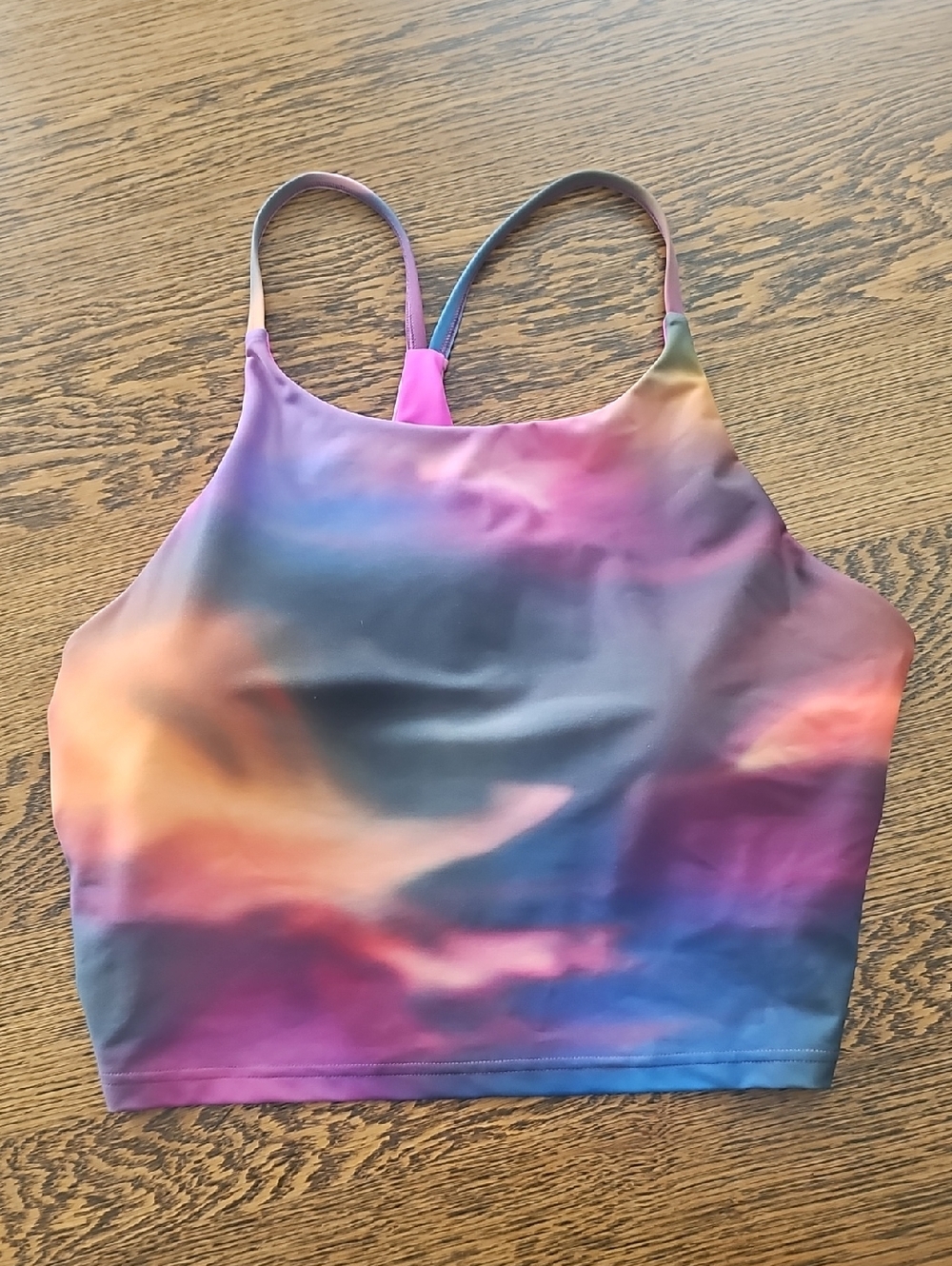 Old Navy Active Sports Bra with Multi Color Accents